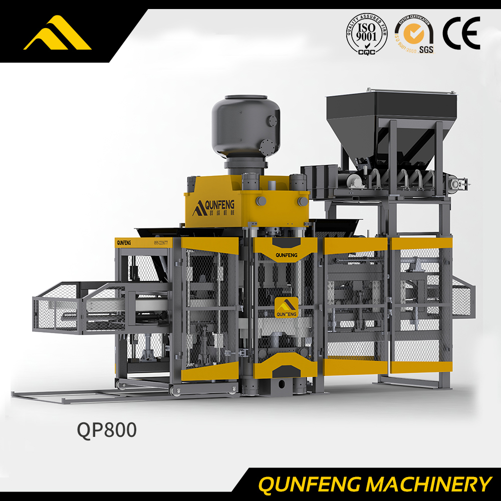 Mesin Pembuat Bata Penekan Hidraulik QP800
